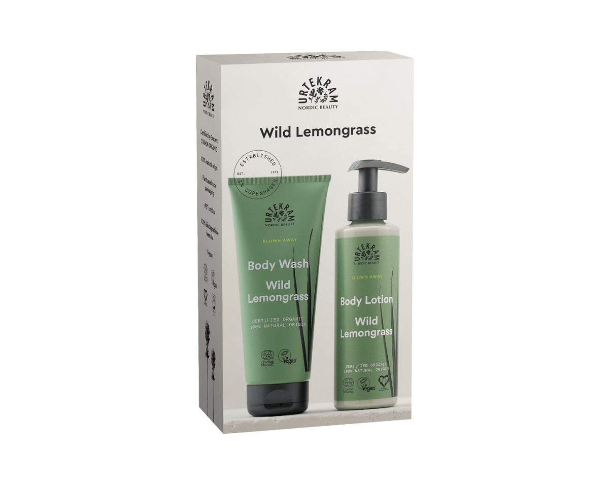 Urtekram Wild Lemongrass Body Duo Gift Set