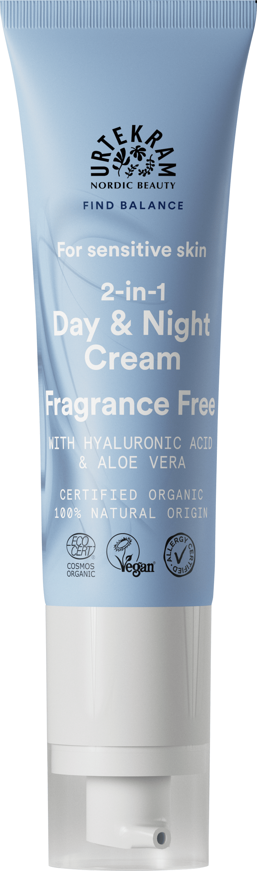 Urtekram Fragrance Free Sensitive Skin 2in1 Day & Night Cream