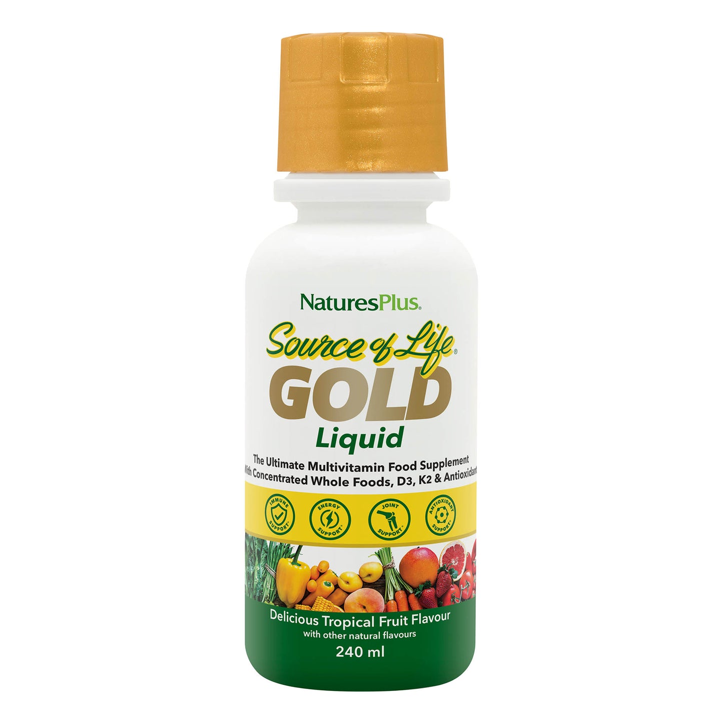 Natures Plus Source of Life Gold Multi Vitamin Liquid 240ml