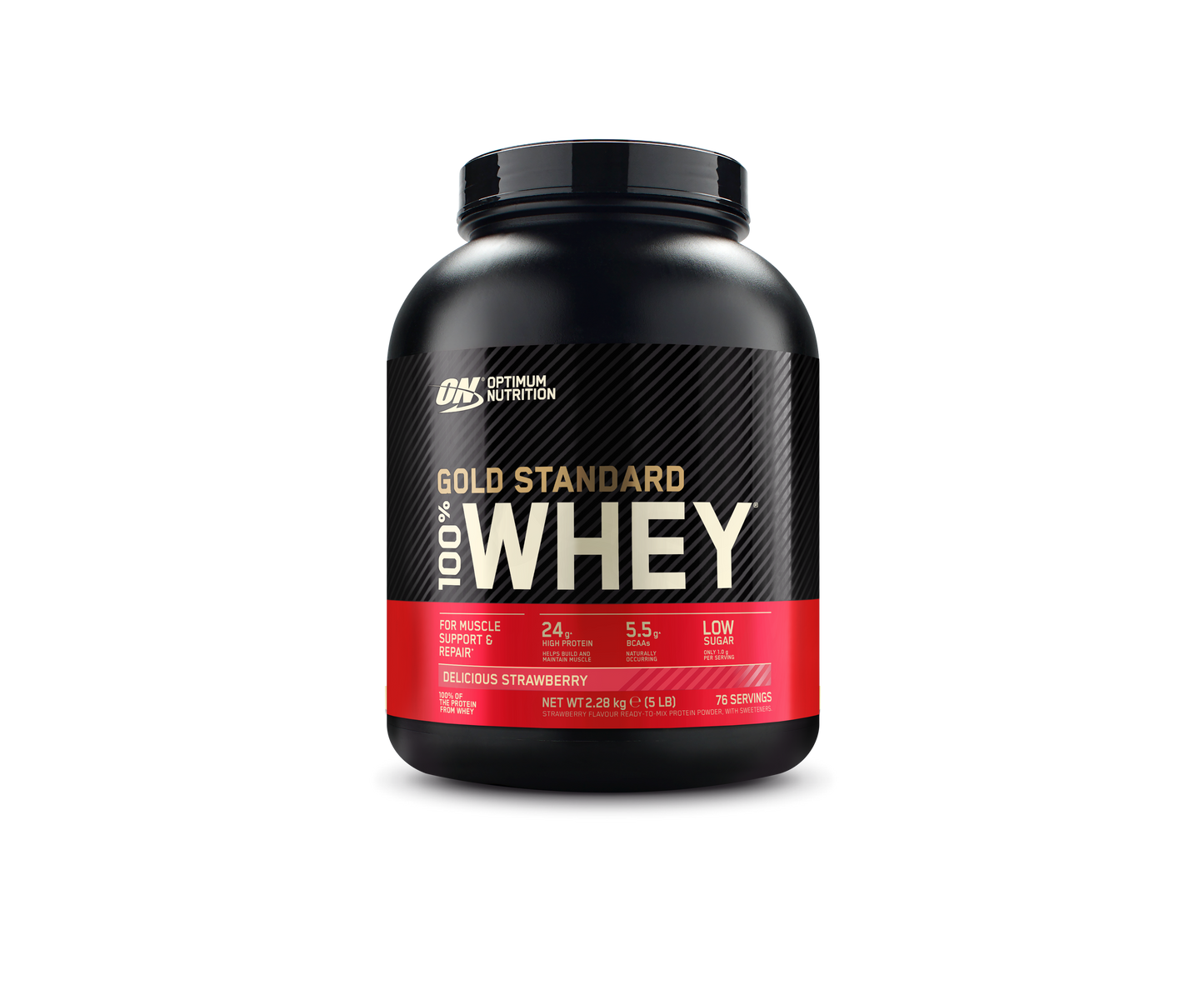 Optimum Nutrition 100% Gold Standard Whey 2.28kg Delicious Strawberry
