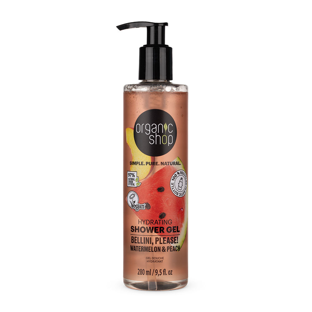 Organic Shop Hydrating Shower Gel Watermelon and Peach 280ml