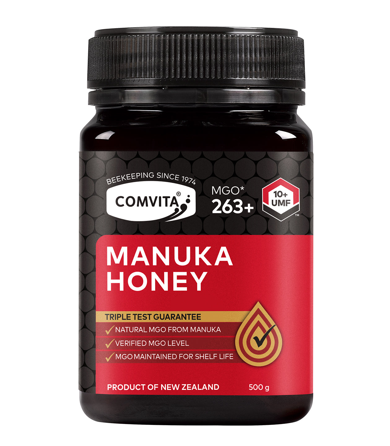 Comvita Manuka Honey MGO263+/UMF10+ (250g and 500g)