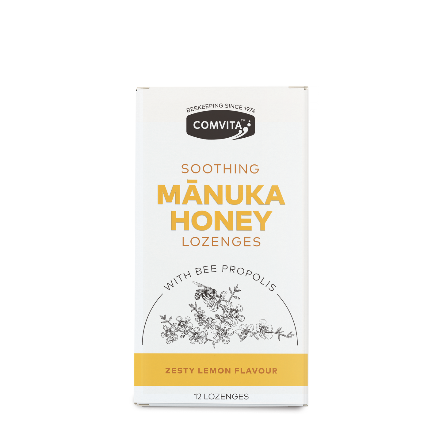 Comvita Propolis Lozenges Lemon/Honey (12 lozenges)