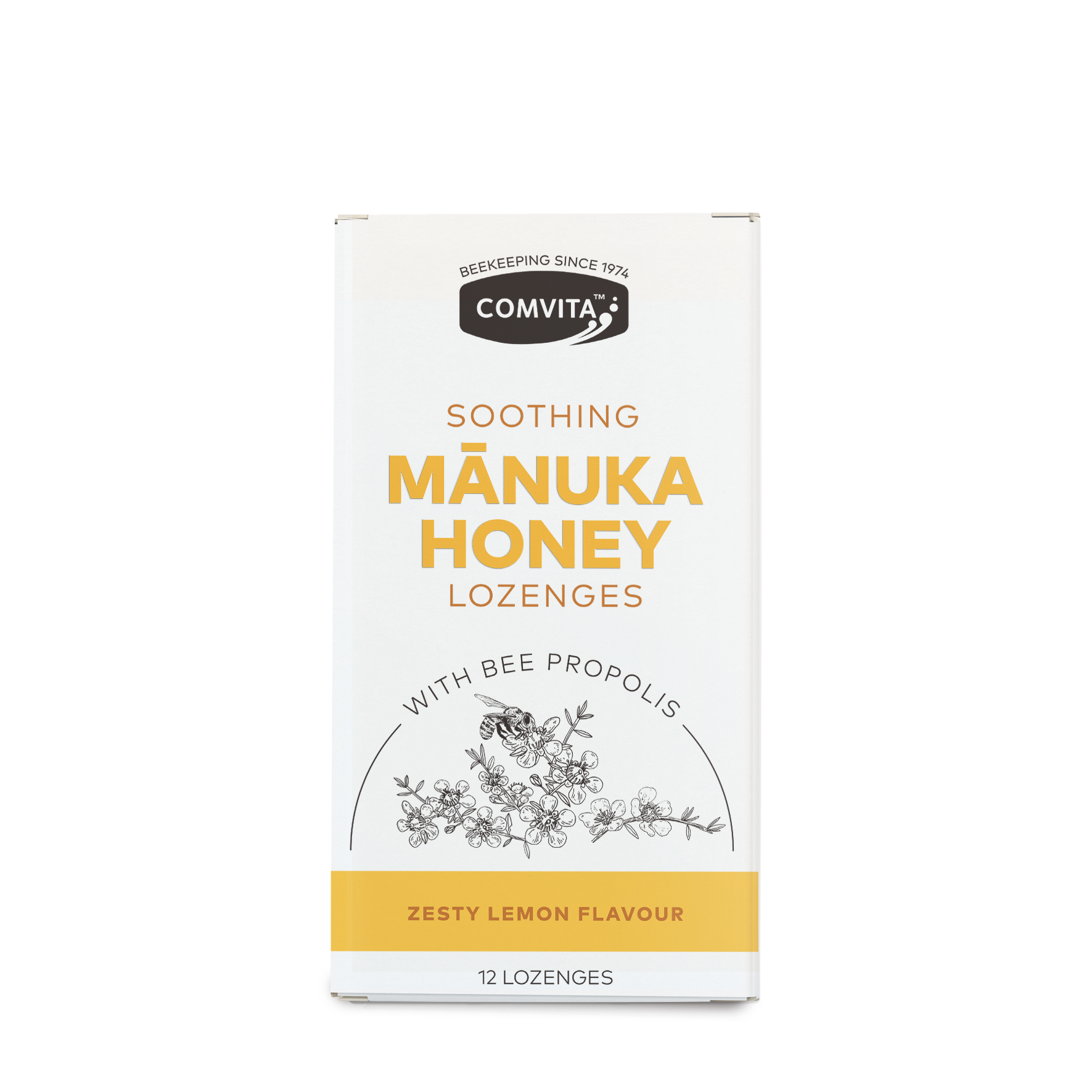 Comvita Propolis Lozenges Lemon/Honey (12 lozenges)