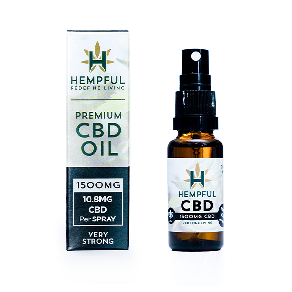 Hempful CBD Spray 20ml 1500mg CBD (10.8mg per spray)