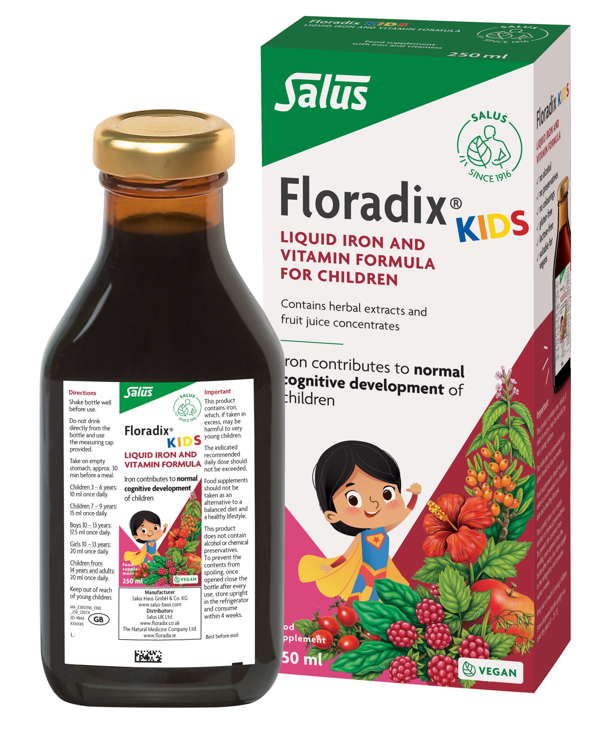 Salus Floradix Kids Liquid Iron Formula