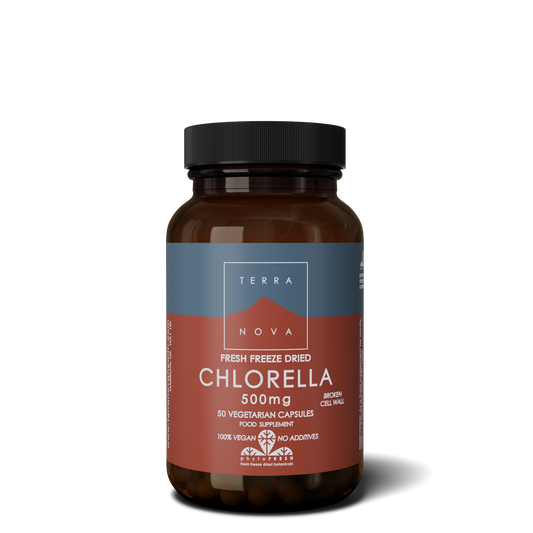 Terra Nova Chlorella 500mg (50 Capsules)