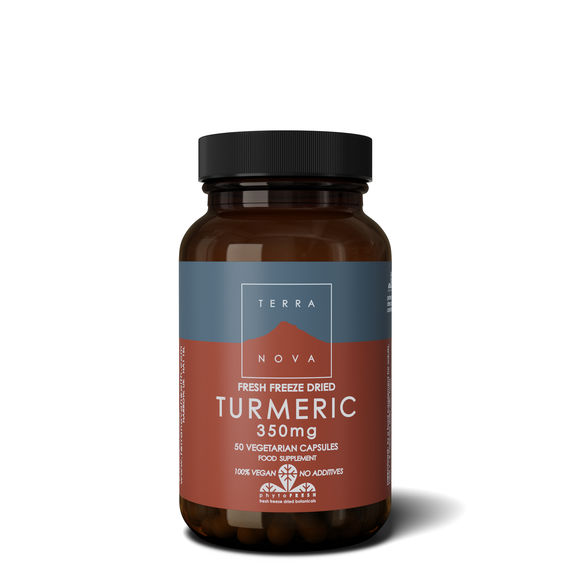 Terra Nova Turmeric Root 350mg 50 Capsules