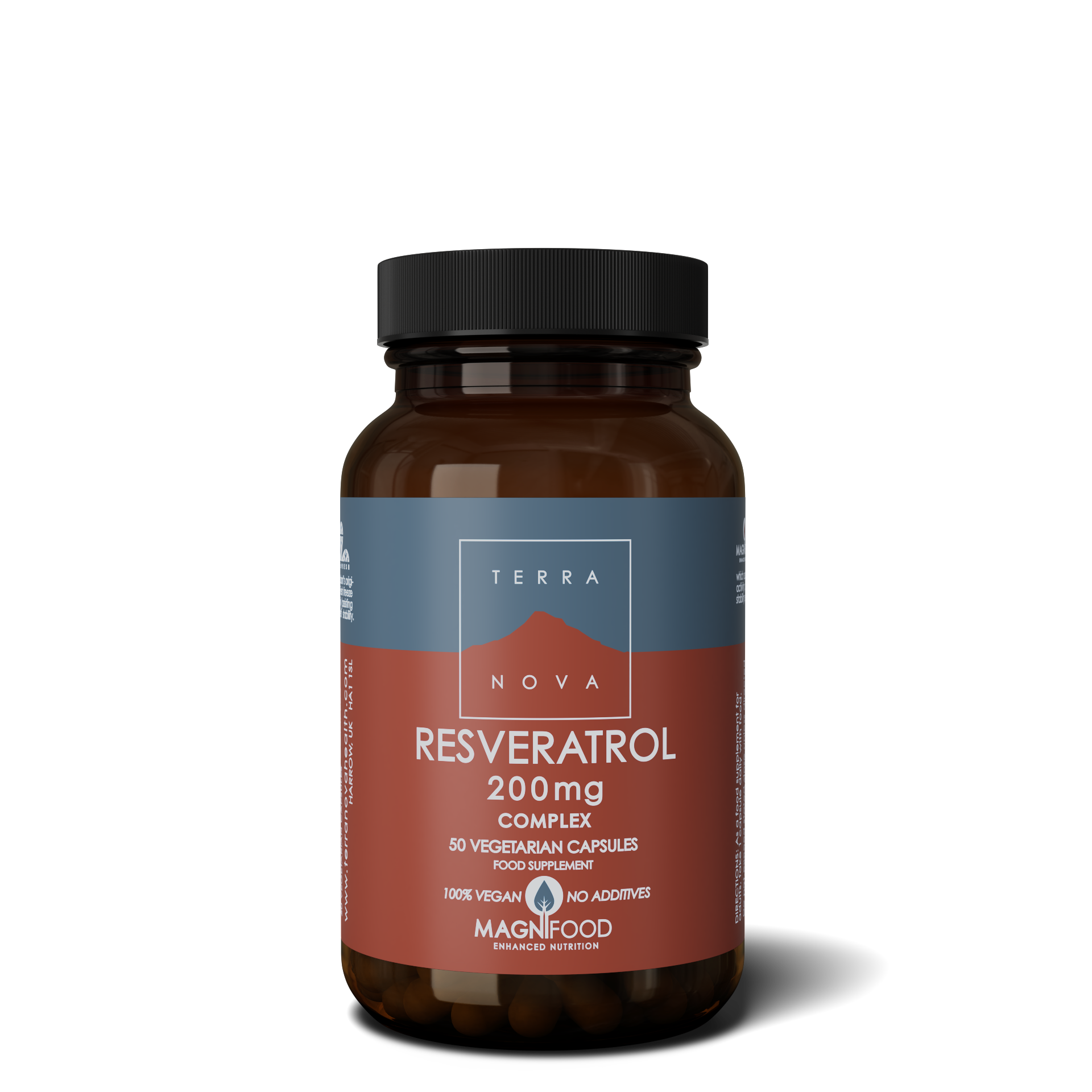 Terra Nova Resveratrol 200mg Complex (50 Capsules)