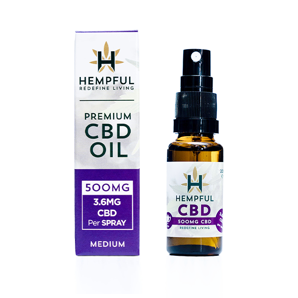 Hempful CBD Spray 20ml 500mg CBD (3.6mg per spray)