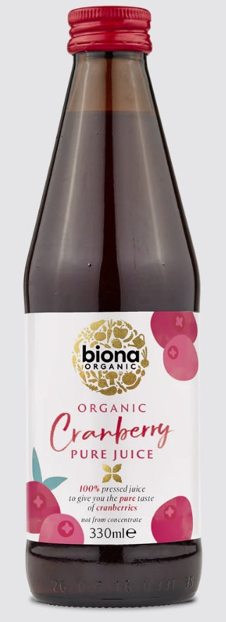 Biona Organic Cranberry Pure Juice 100% 