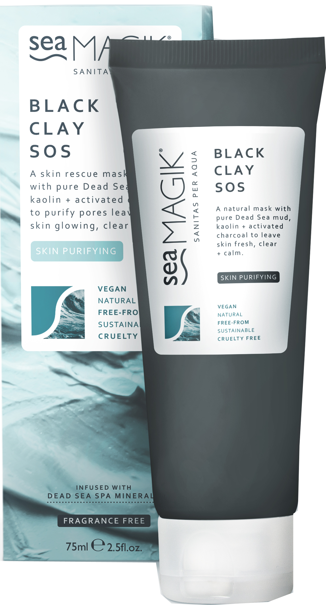 Sea Magik Black Clay SOS Mask (75ml)