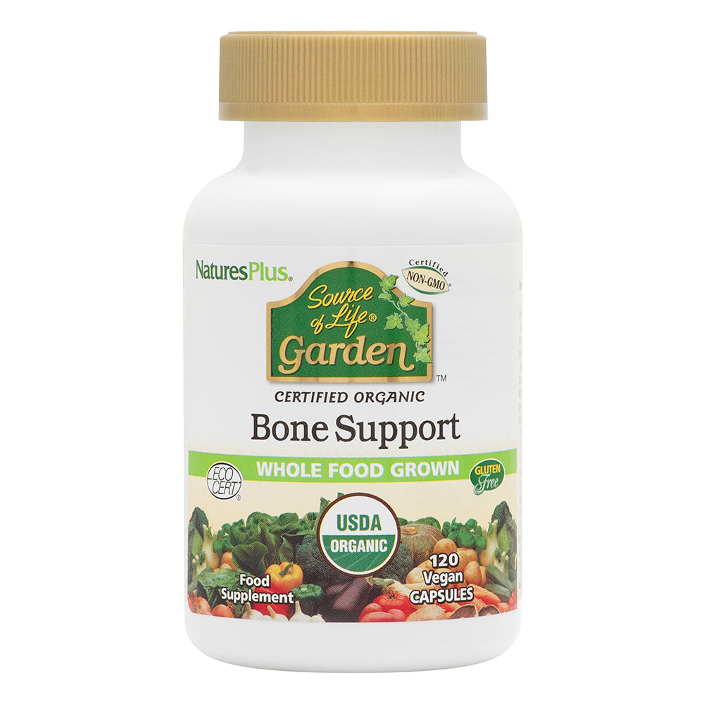 Natures Plus Source of Life Garden Organic Bone Support Capsules 120s