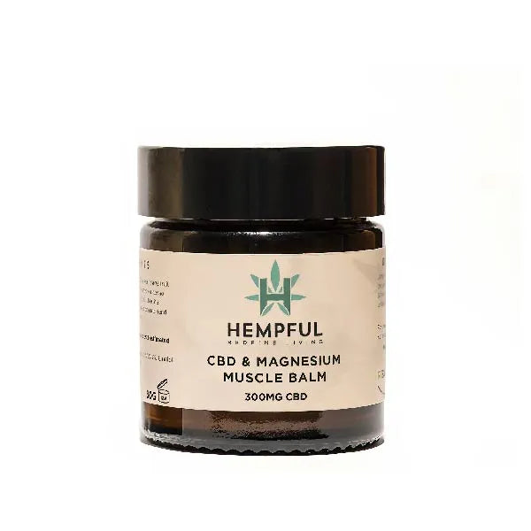 Hempful CBD & Magnesium Muscle Balm 30g (CBD 300mg)