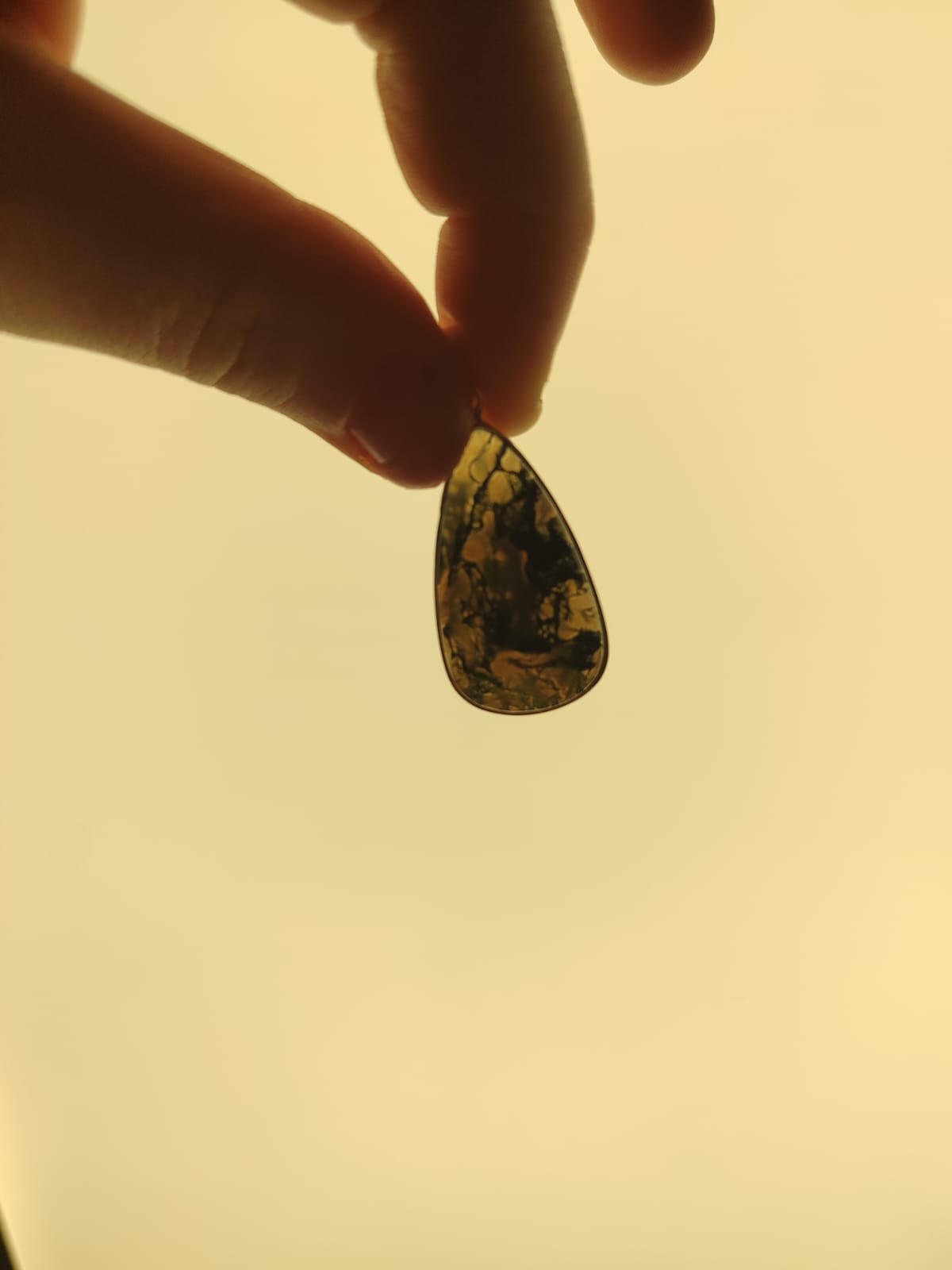Green Moss Agate Pendant 08
