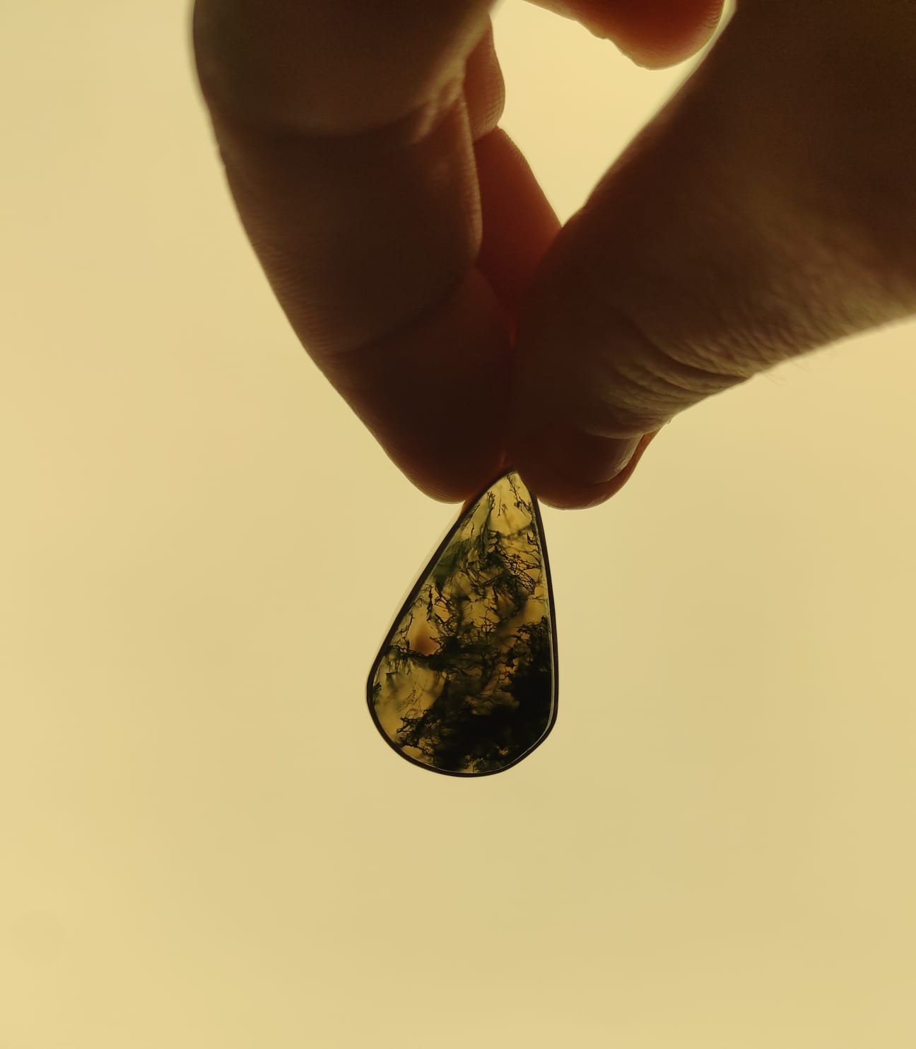 Green Moss Agate Pendant 04