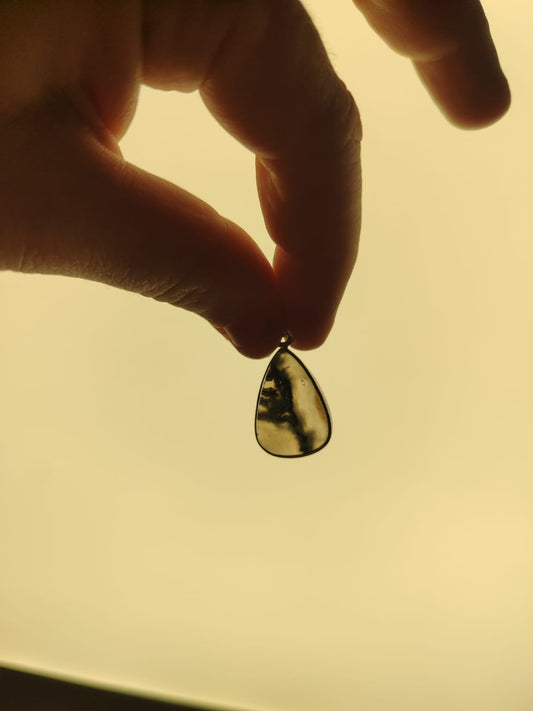 Green Moss Agate Pendant 07