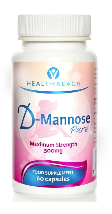 HealthReach D-Mannose Capsules Urinary Health 60 Capsules