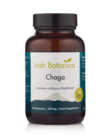 Irish Botanica Mushroom Chaga 547mg 60 Capsules