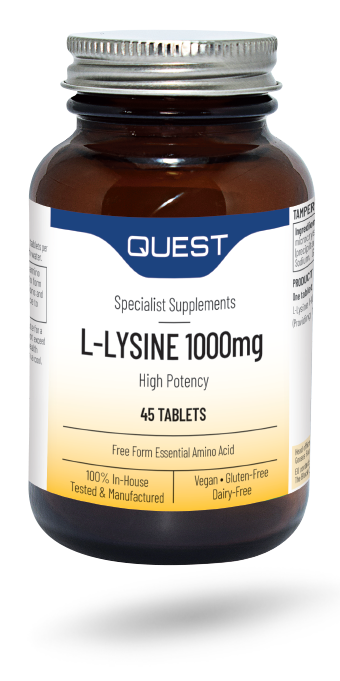 Quest L-Lysine 1000mg (45 Tablets)