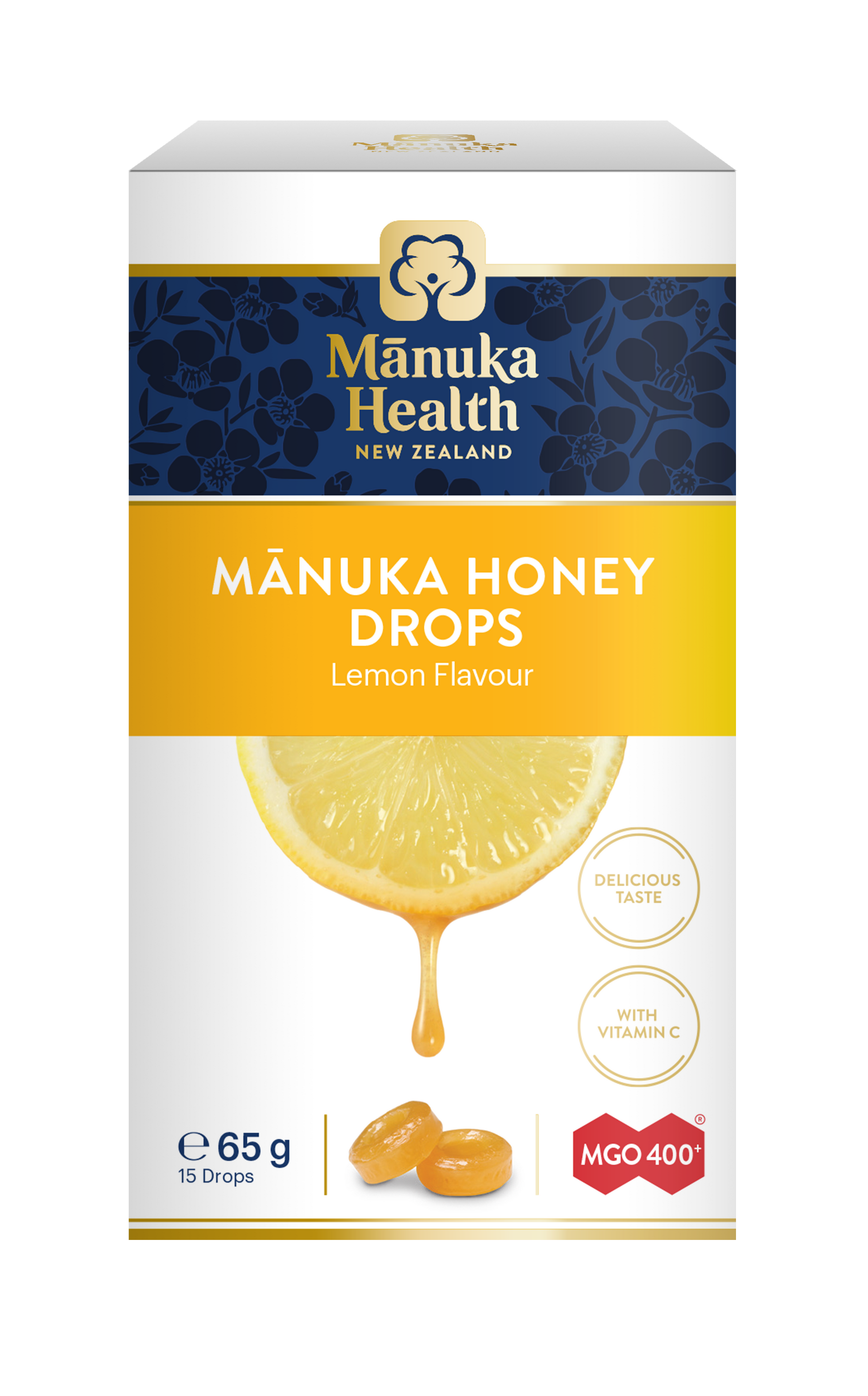 Manuka Honey Drops with Lemon 4.3g 15s