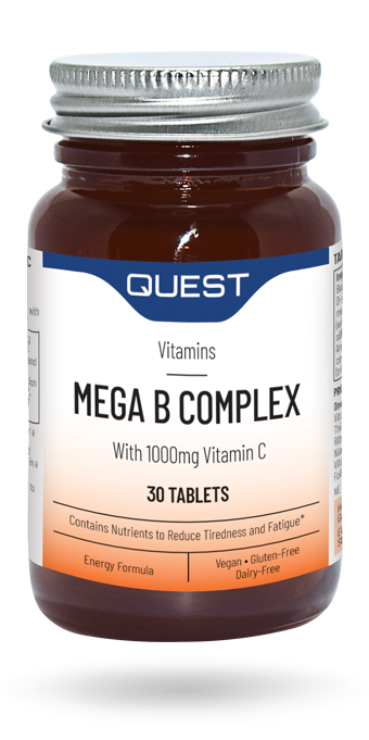 Quest Mega-B Complex + Vitamin C 1000mg 