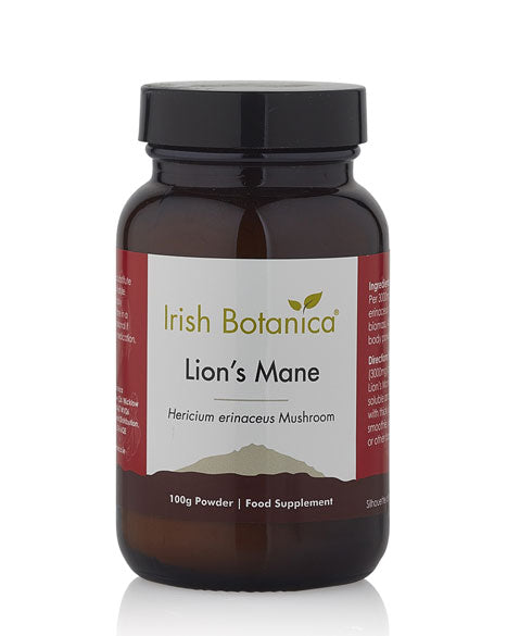 Irish Botanica Mushroom Lions Mane Powder 100g