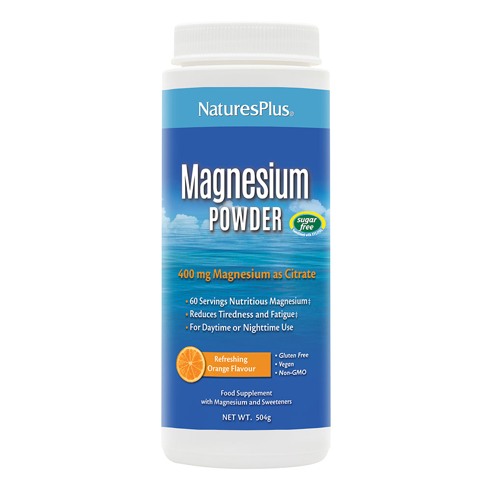 Natures Plus Magnesium Powder 540g Orange