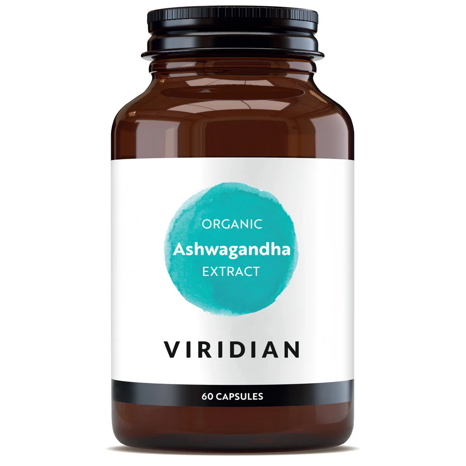 Viridian Organic Ashwagandha Extract 300mg (60 Vegetable Capsules)