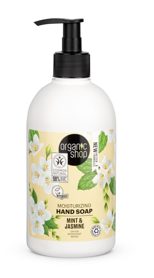 Organic Shop Moisturising Hand Soap Minty Jasmine