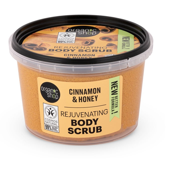 Organic Shop Rejuvenating Body Scrub Cinnamon & Honey