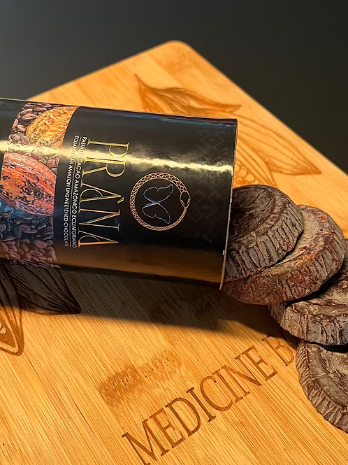 PRANA Ceremonial Ecuadorian Raw Cacao Discs -250 g