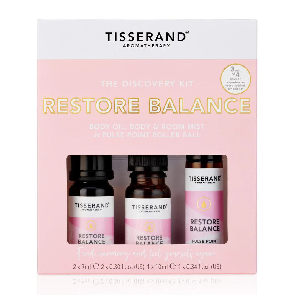 Tisserand Restore Balance Discovery Kit