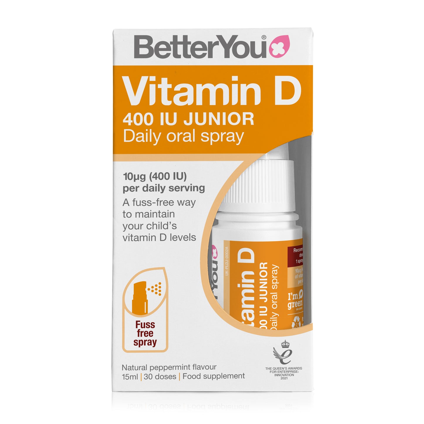 Better You D400 Junior Oral Spray (15ml)