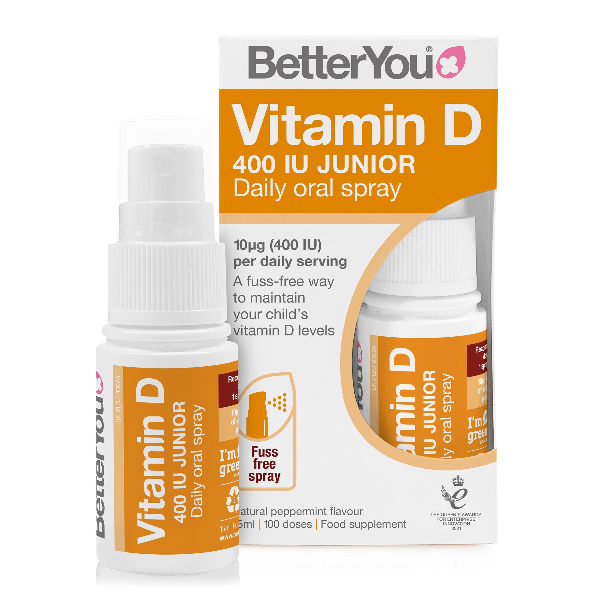 Better You D400 Junior Oral Spray (15ml)