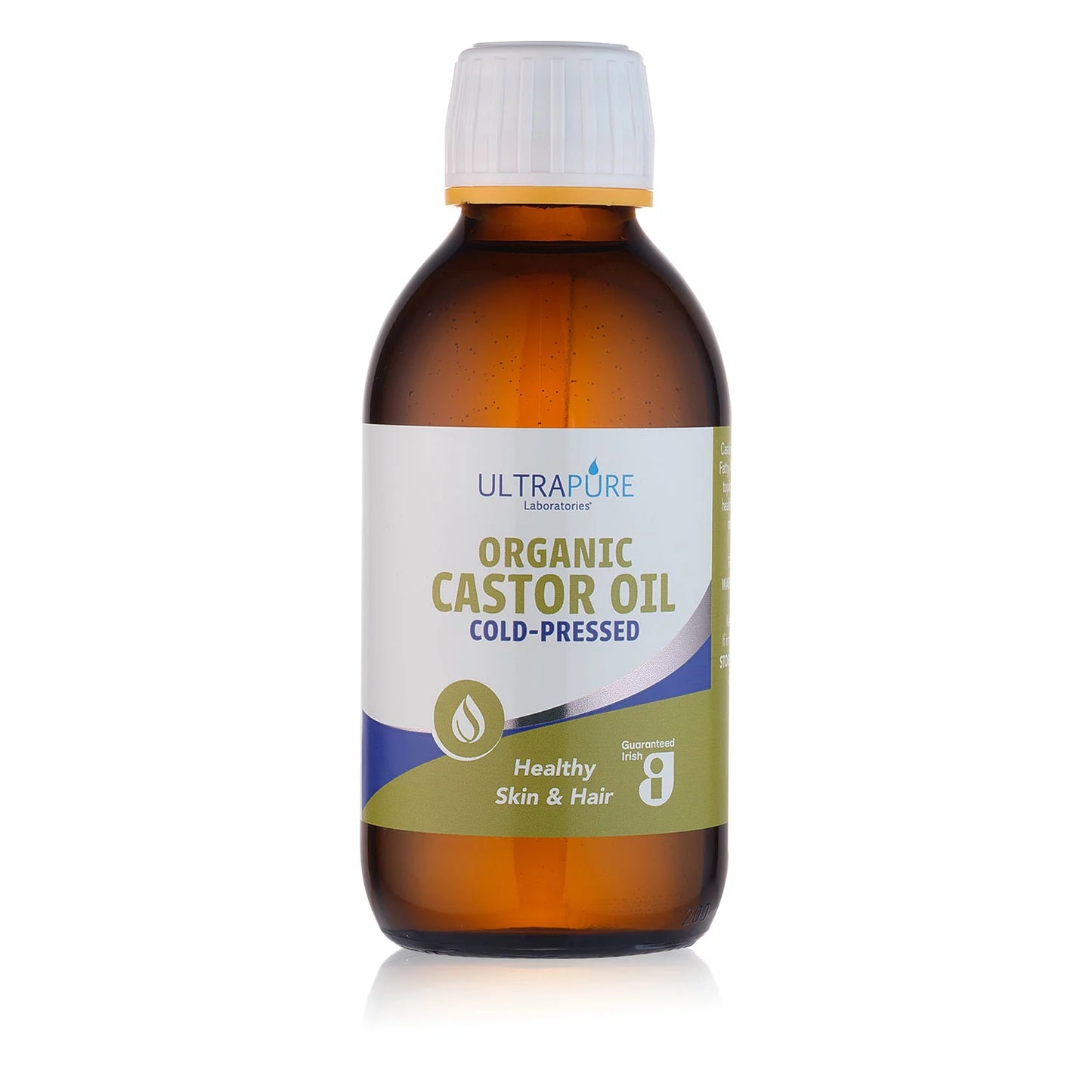 UltraPure Labs Organic Castor Oil (200ml)