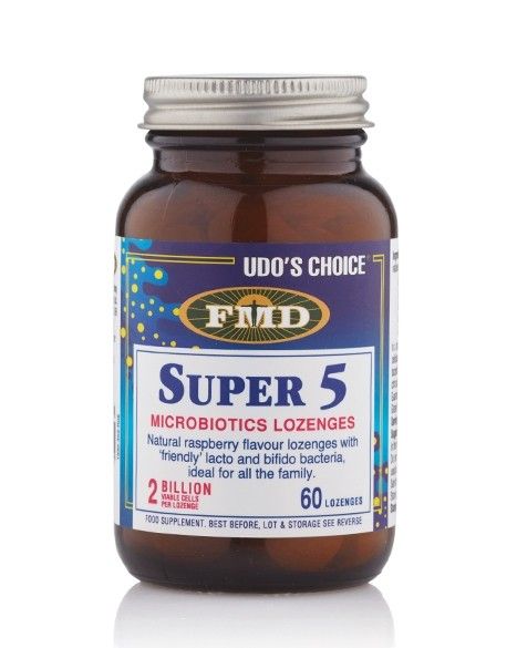 Udo's Choice Super 5's 60 Lozenges