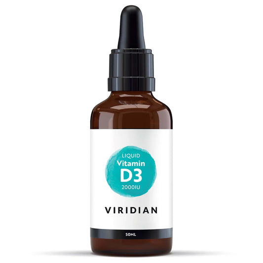 Viridian Vitamin D3 2000iu Liquid Drops 50ml