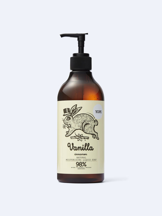 Yope Natural Moisturising Liquid Soap Vanilla and Cinnamon