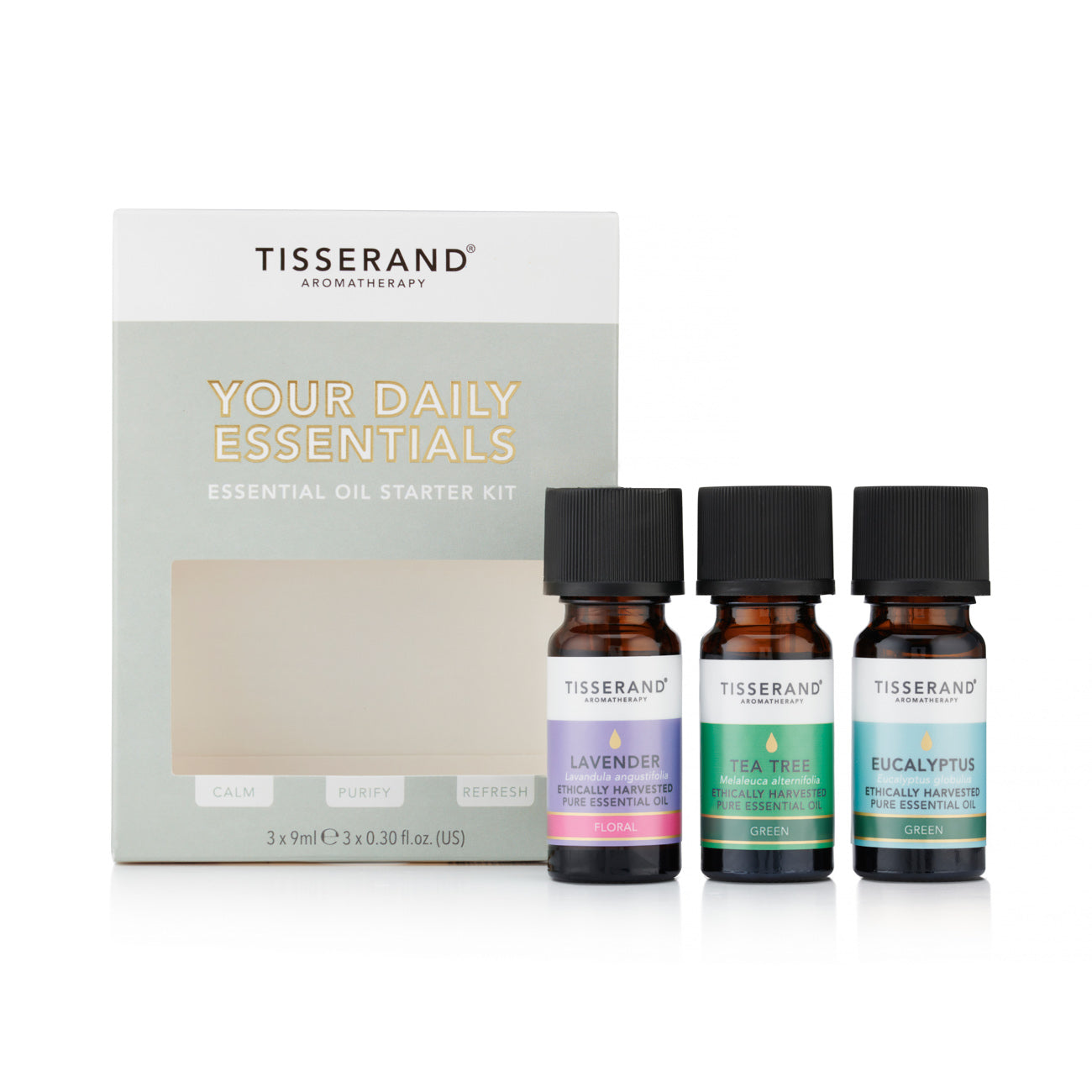 Tisserand Daily Essentials Kit (3 x 9ml)