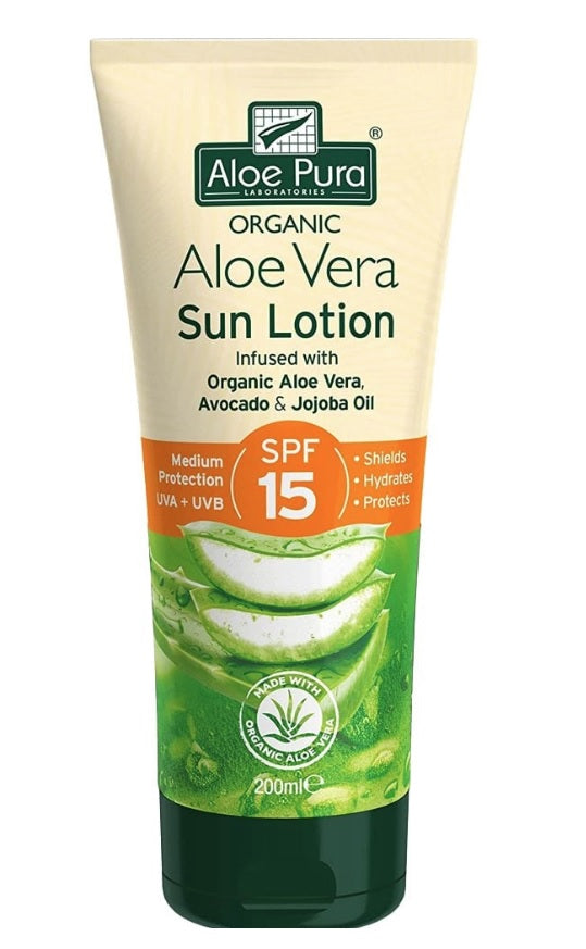 Aloe Pura Aloe Vera Sun Lotion SPF 15