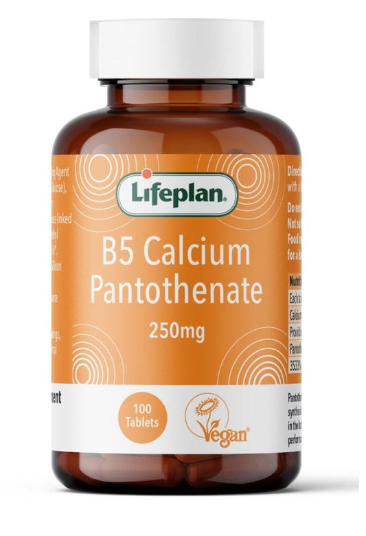Lifeplan B5 Calcium Pantothenate 250mg (100 tablets)
