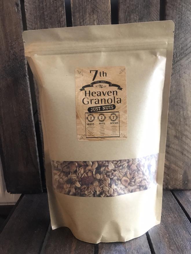 Bake N Tukka 7th Heaven Granola Just Nuts (750g)