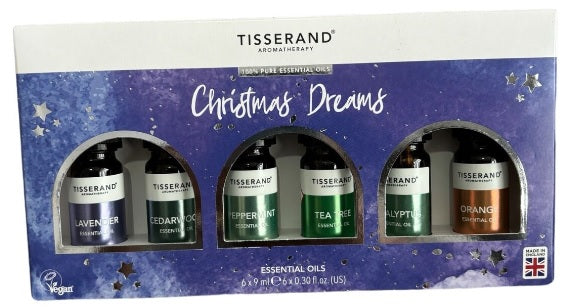 Tisserand Christmas Dreams 6 Pack Essential Oils