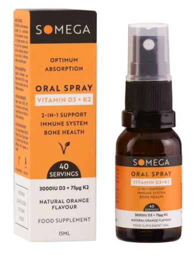 SoMega Vitamin D+K Oral Spray 15ml