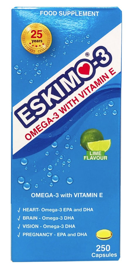 Eskimo 3 with Vitamin E (250 Capsules)