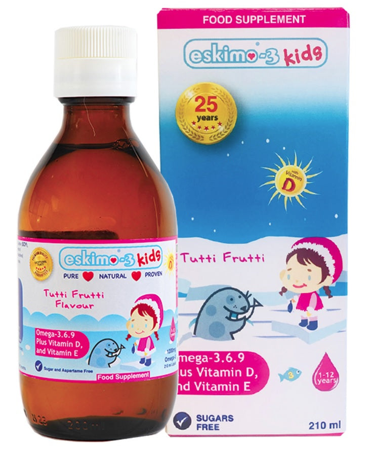 Eskimo-3 Kids Omega 3 Liquid Tutti Fruitty