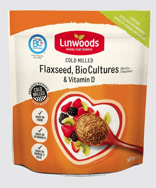 Linwoods Milled Flaxseed Flax with Probiotic and Vitamin D (360g)