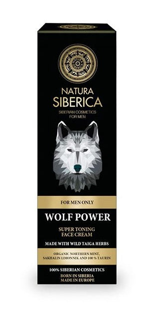 Natura Siberica Super Toning Face Cream Wolf Power 30ml