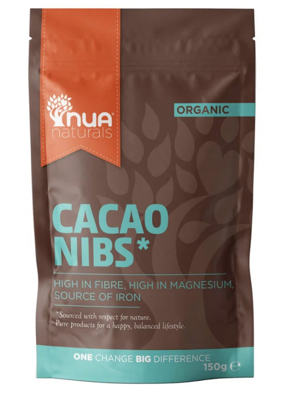 Nua Naturals Organic Cacao Nibs Raw (150g)